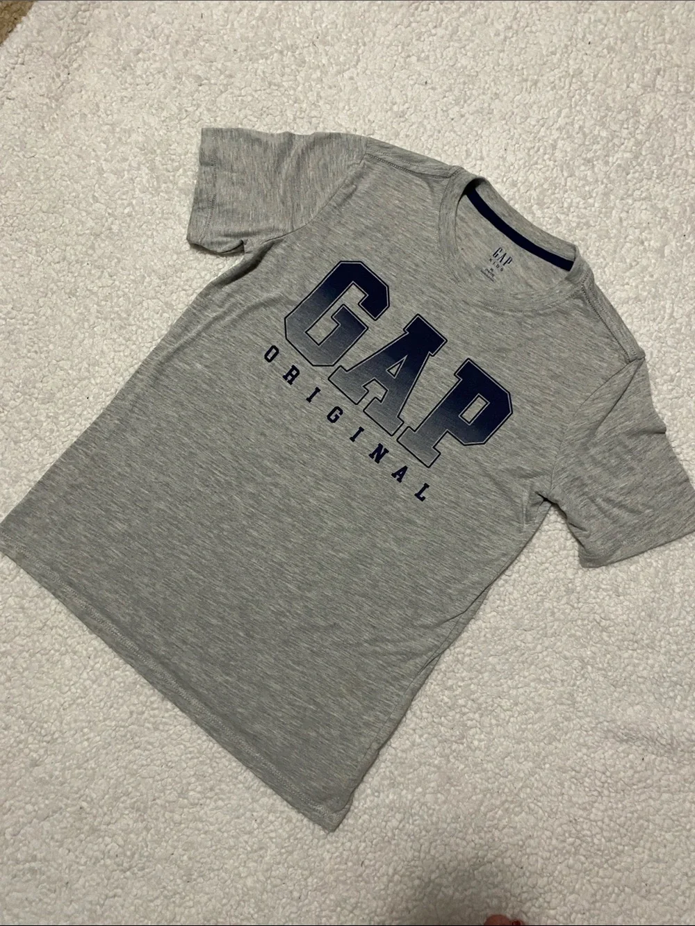 GAP youth boys size XL 14 - 16 grey tee shirt